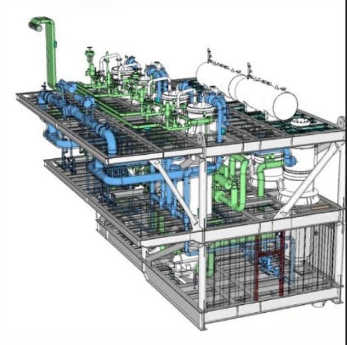Estructuras, piping y mecánica